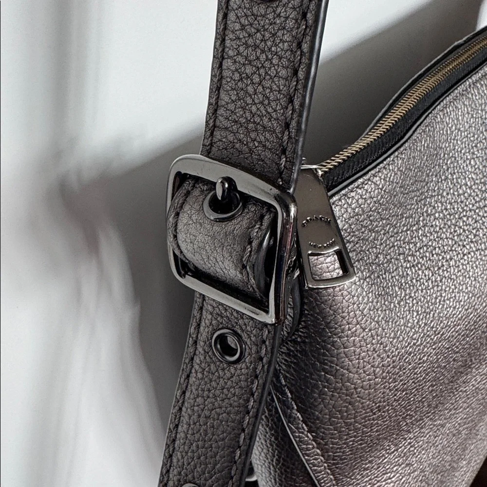 COACH Metallic Leather Dufflette Crossbody - No F1892-34187 - Picture 5 of 16
